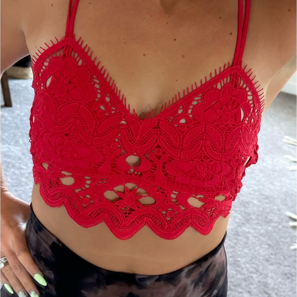 Valentines Anthropologie ladies bralette